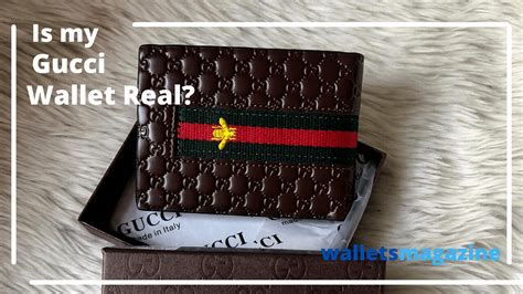 if gucci wallet has an id slot is it real|Gucci wallet ophidia.